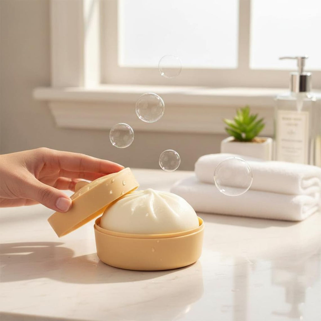 Realistic Bun Dumpling Squishy Toy - Slow Rebound Stress Relief, Fake Food Gadget & Birthday Christmas Gift