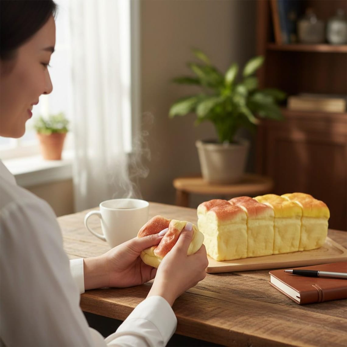 Super Soft Bread Squishy - Slow Rebound Simulation Toy, Tender Skin Feel, Stress Relief